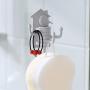 XGao Swivel Towel Hooks Bathroom Wall Hook 3-Arm with 1 Hook Adhesive 180 Rotating Plastic Swing Hanger Holder Storage Organizer Space Saving Wall Mounted Racks Hangers Clothes Holders