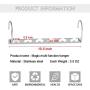 AYOTALL 4 Pack of 6-Hole Magic Space Saving Clothes Hanger for Closet Wardrobe Closet Organization Closet System, Hanger Multifunctional Heavy Duty Stainless Steel Storage Organizer