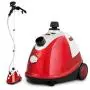 COSTWAY Garment Clothes Steamer, Professional Heavy Duty Powerful 1.7L(58 fl oz) Water Tank Producing 60min of Continuous Steam with Fabric Brush, Garment Hanger and Glove (Red) COSTWAY Garment Clothes Steamer, Professional Heavy Duty Powerful 1.7L(58 fl oz) Water Tank Producing 60min of Continuous Steam with Fabric Brush, Garment Hanger and Glove (Red)