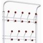 Caraya Metal Clothes Shoes Steel Stands Hanger Hooks Tidy Shelf