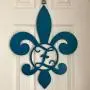 Monogram Fleur De Lis Door Hanger - Fleur De Lis Wreath - NOLA Door Hanger - New Orleans Door Decoration - Louisiana Door Hanger Monogram Fleur De Lis Door Hanger - Fleur De Lis Wreath - NOLA Door Hanger - New Orleans Door Decoration - Louisiana Door Hanger