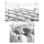 HJYPYJ Magic Hanger,Multi-Function Clip Folding Hanger,Adjustable PP Space-Saving Organizer Hangers, Strong Clamping Force/Gray / 2 pcs
