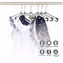 8 PCS Adjustable Multi-Functional Stainless Steel DIY Telescopic Clothes Hanger Wardrobe Hanger for Kids and Adults Decoration 8 PCS Adjustable Multi-Functional Stainless Steel DIY Telescopic Clothes Hanger Wardrobe Hanger for Kids and Adults Decoration