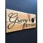 Personalized Kitchen Sign, Reclaimed Cedar 12x5 with Hanger, Rustic Country Elegant Wood Sign, Unique Gift, Housewarming Gift, Anniversary Gift, Birthday Gift, Wedding Gift, Kitchen Decor, Home Decor
