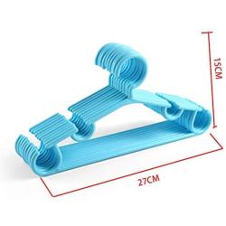 KYCPTNFJ 10pcs/Set Durable Multifunction Coat Trousers Clothes Rack Plastic Hanging Clothes Hanger