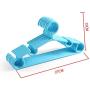 KYCPTNFJ 10pcs/Set Durable Multifunction Coat Trousers Clothes Rack Plastic Hanging Clothes Hanger
