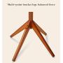 TD Racks Simple Bedroom Coat Rack Solid Wood Hangers Landing Clothes Rack Household Simple Bag Rack (Color : Brown)