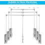 Ejoyous Wardrobe Hanger for Clothes, Pull Down Closet Rod Soft Close Rail Lift Hanging Rail Alumina Closet Storage Organizer for Soft Return Space Saving (Adjustable Width 23.62-33.86inch) Ejoyous Wardrobe Hanger for Clothes, Pull Down Closet Rod Soft Close Rail Lift Hanging Rail Alumina Closet Storage Organizer for Soft Return Space Saving (Adjustable Width 23.62-33.86inch)