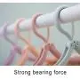 yuanweiwang Portable Folding Clothes Hangers Plastic Foldable Clothes Drying Rack with Hanger Clips for Travel Home Camping 575177874873
