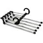 5pcs Random Color 5 in 1 Multifunctional Stainless Steel Tie Belt Pants Clothes Hanger Folding Space Saving Closet Organizer Storage Rack 5pcs Random Color 5 in 1 Multifunctional Stainless Steel Tie Belt Pants Clothes Hanger Folding Space Saving Closet Organizer Storage Rack