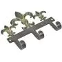 Indianshelf Handmade 1 Artistic Vintage Black Brass French Flower Bud Patina Key Hooks Holders/Wall Hooks for Towels Indianshelf Handmade 1 Artistic Vintage Black Brass French Flower Bud Patina Key Hooks Holders/Wall Hooks for Towels