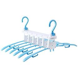 2pcs Random Color Multifunction Circle Clothes Hanger Clothes Drying Rack Plastic Scarf Hangers for Clothes Layer Storage Racks Wardrobe Closet