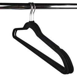 KYCPTNFJ 5 PCS Pack Non-Slip Velvet Hangers Suit Hanger Thin Space Saving 360 Degree Swivel and Durable Clothes Hanger