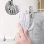 NORTHERN BROTHERS Pants Hangers with Clips, 50 Pcs Metal Skirt Hangers with Clips Trouser Bulk Clip Hangers for Pants