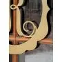 Scalloped Oval Metal Monogram Door Hanger, Metal Wall Art Scalloped Oval Metal Monogram Door Hanger, Metal Wall Art