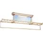 YHLZ Drying Rack, Wall Mounted Folding Clothes Hanger Drying Rack with Octagonal LED Panel Light, UV Disinfection Lamp, Safety Protection System