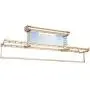 YHLZ Drying Rack, Wall Mounted Folding Clothes Hanger Drying Rack with Octagonal LED Panel Light, UV Disinfection Lamp, Safety Protection System
