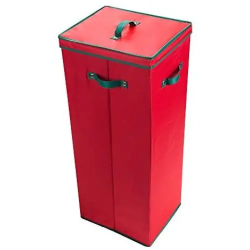 Elf Stor 1024 Paper Storage Box-Stores up to 20 Rolls of 30 Inch Long Gift Wrap in One Convenient Red Lidded Container, 1 PACK Elf Stor 1024 Paper Storage Box-Stores up to 20 Rolls of 30 Inch Long Gift Wrap in One Convenient Red Lidded Container, 1 PACK