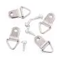 Swpeet 110 Pcs Triangle Ring Picture Hangers Shape Nail Non-Trace Hangers Single Hole with Screws for Home Decoration Creative Picture with Transparent Box Swpeet 110 Pcs Triangle Ring Picture Hangers Shape Nail Non-Trace Hangers Single Hole with Screws for Home Decoration Creative Picture with Transparent Box