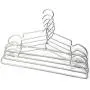 KOOBAY 30Pack 12.6inch Silver Metal Hangers Non Slip Suit Coated Wire Aluminum Children Storage Baby Hangers KOOBAY 30Pack 12.6inch Silver Metal Hangers Non Slip Suit Coated Wire Aluminum Children Storage Baby Hangers