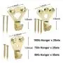Picture Hangers, Quality Assorted Picture Hanging Kit, 155pcs Professional Photo Frame Hooks Heavy Duty Frame Hooks Hardware with Nails, Screws, D Ring and Sawtooth for Wall Mounting