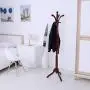SMART CHOICE AMERICA Redwood Coat Rack Stand Hat Hanger Clothes Holder Umbrella Hook w/Tripod Base for Business Customers and B2B SMART CHOICE AMERICA Redwood Coat Rack Stand Hat Hanger Clothes Holder Umbrella Hook w/Tripod Base for Business Customers and B2B