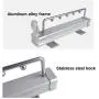 Pull Out Clothes Hanger Extendable Wardrobe Rail Organizer Rack for Cabinet-12.6in/14.5in/18.1in (Size : 32cm/12.6in) Pull Out Clothes Hanger Extendable Wardrobe Rail Organizer Rack for Cabinet-12.6in/14.5in/18.1in (Size : 32cm/12.6in)