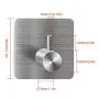 EZONTEQ Towel Hooks Bathroom Adhesive Hook Hanger, Hook Bathroom Organizer for Towel Bath Robe Coat Loofah Bathrobe, Towel Hooks with Adhesive 3M Plug and Play, Heavy Duty Utility Hook - 4pack