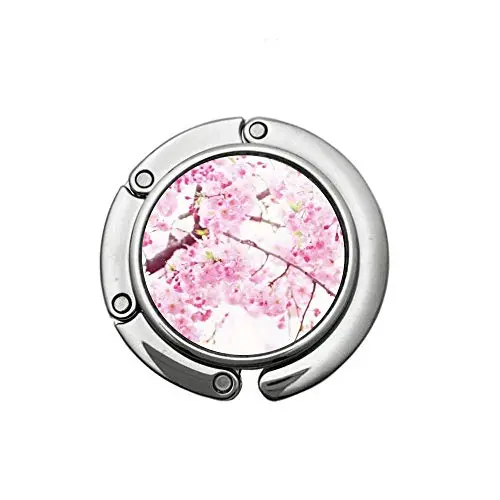 Pattern Design Handbag Hanger Holder Women Round Foldable Purse Hook