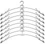Cabilock Clothes Hanger 10pcs Metal Hanger Non-Slip Underwear Rack Underpants Clips for Shop Clothing Store(Random Color)