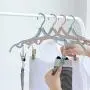 10 Pcs Travel Hangers with Clips - Portable Folding Clothes Hangers Travel Accessories Foldable Clothes Drying Rack for Travel 10 Pcs Travel Hangers with Clips - Portable Folding Clothes Hangers Travel Accessories Foldable Clothes Drying Rack for Travel