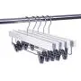 Nature Smile Solid Lotus Wood Deluxe Wooden Pants Hangers Bottom Hanger Jeans Hanger Skirt Hanger with 2-Adjustable Clips Anti-rust Hook Pack of 10 (White) Nature Smile Solid Lotus Wood Deluxe Wooden Pants Hangers Bottom Hanger Jeans Hanger Skirt Hanger with 2-Adjustable Clips Anti-rust Hook Pack of 10 (White)
