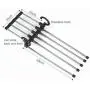 5pcs Random Color Fashion 5 in 1 Pant Rack Shelves Stainless Steel Clothes Hangers Multi-Functional Wardrobe Magic Hanger Space Saving Hangers 5pcs Random Color Fashion 5 in 1 Pant Rack Shelves Stainless Steel Clothes Hangers Multi-Functional Wardrobe Magic Hanger Space Saving Hangers