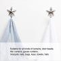 uxcell Curtain Tieback Hook Zinc Alloy Tassel Curtains Holder Window Holdbacks Wall Hooks Clothes Hanger, Set of 2, SilverTone