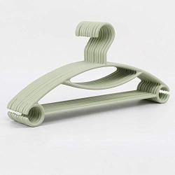 SAASNY Plastic Hangers Standard Hangers,Pack of 30 Width 40 cm Green- Non Slip Clothes Hangers,Heavy Duty Coat Hangers,Ultra Thin Space Saving,for Drying and Storage