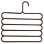 Pant Hangers Durable Slack Hangers Clothes Pants Hangers-Multi Layers Pant Slack Hangers Swing Arm Pants Hangers Closet Storage for Pants Jeans Multi Layers Stainless Steel Space Saving Clothes