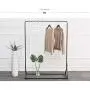 Coat Racks Home Storage Floor-Standing Solid Wood Wavy Hanger Coat Rack for Bedroom Living Room Door Hanger Multifunctional (Size : 39-inches）