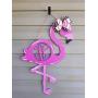 Monogram Flamingo Door Hanger/Wood Summer Door Hanger/Monogram Door Hanger/Flamingo Initial Door Hanger Monogram