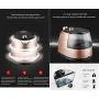 HWZXBCC 2000w 2.5L,Double-bar Steam Ironing Clothes Hanging Machine, Vertical Clothes Steamer Professional Hanging Ironing Machine for Home,Champagne Gold HWZXBCC 2000w 2.5L,Double-bar Steam Ironing Clothes Hanging Machine, Vertical Clothes Steamer Professional Hanging Ironing Machine for Home,Champagne Gold