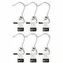 6 Pcs Stainless Steel S Shape Non-slip Clothes Coat Pants Hanger Clips Laundry Clothes Trousers Hanging Hook Clips Pins Boots Clothes Pegs