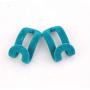 20pcs Random Color Creative Mini Flocking Clothes Hanger Easy Hook Closet Organizer Home Product