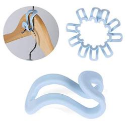 20PC Random Color Creative Mini Clothes Hanger Easy Hook Closet Organizer Storage Rack Holder Hook Antislip Clothes Hanger Decoration