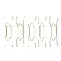 uxcell Plate Hanger, 10-inch W Type Zinc Plated Invisible Wall Decorative Hooks, 5 Pcs uxcell Plate Hanger, 10-inch W Type Zinc Plated Invisible Wall Decorative Hooks, 5 Pcs