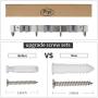 Mop Broom Holder Heavy Duty Hooks Hanger Wall Mounted 15” Stainless Steel Organizer for Lanudry Bathroom Kitchen Garage Tools Rack Storage Durable