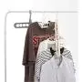 10pcs Random Color Space Saving Organizer Storage Rack Buckle Anti-Slip Hanger 9 Hole Multilayer Windproof Clothes Hanger Fixed Holder 10pcs Random Color Space Saving Organizer Storage Rack Buckle Anti-Slip Hanger 9 Hole Multilayer Windproof Clothes Hanger Fixed Holder