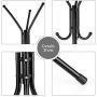 Festnight Standing Coat Hanger Tree Coat Rack Hanger Holder Stand Hallstand Hat Tree Hat Rack Hat Non-Toxic Coat Stand for Clothes Scarves Handbags Umbrella
