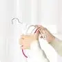 Yuema 10 Pack Light-Weight Clothes Hangers Non-Slip Durable Clothes Hanger Plastic Hangers Perfect for Pants, Dress, Jacket, Underwear and Shirt
