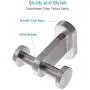 Double Robe Hook, Aomasi SUS304 Stainless Steel Dual Towel Coat Hook, Modern Utility Home storage Holder, Cloth Hanger for Bathroom Toilet Kitchen, Wall Mount, Brushed Nickel Double Robe Hook, Aomasi SUS304 Stainless Steel Dual Towel Coat Hook, Modern Utility Home storage Holder, Cloth Hanger for Bathroom Toilet Kitchen, Wall Mount, Brushed Nickel