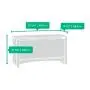 Sauder Shoal Creek Storage Chest, Soft White finish Sauder Shoal Creek Storage Chest, Soft White finish