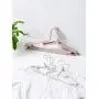 LSDAMN Non Slip Space Saving Hangers Organizer Multifunctional Clothes Drying Rack, Non-Slip Clothing, Hanging Clothes, Hangers, Pants, Hangers, 10Pack, Pink